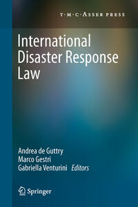 Vorderes Coverbild International Disaster Response Law