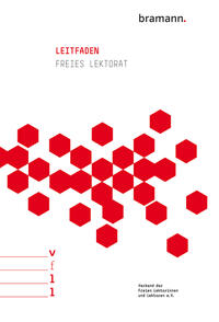Vorderes Coverbild Leitfaden Freies Lektorat