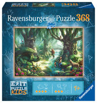Vorderes Coverbild Kinderpuzzle 368 Teile - EXIT Puzzle Kids Der magische Wald
