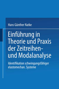 Vorderes Coverbild Einführung in Theorie und Praxis der Zeitreihen- und Modalanalyse