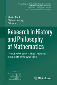 Vorderes Coverbild Research in History and Philosophy of Mathematics