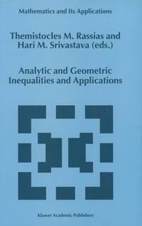 Vorderes Coverbild Analytic and Geometric Inequalities and Applications