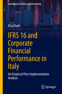 Vorderes Coverbild IFRS 16 and Corporate Financial Performance in Italy