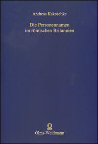 Vorderes Coverbild Die Personennamen im römischen Britannien