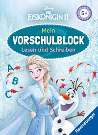 Vorderes Coverbild Disney Die Eiskönigin 2 - Mein Vorschulblock: Lesen und Schreiben