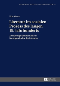 Vorderes Coverbild Literatur im sozialen Prozess des langen 19. Jahrhunderts