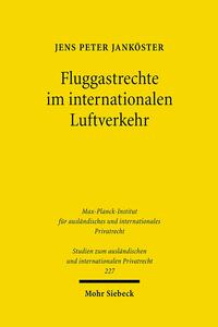 Vorderes Coverbild Fluggastrechte im internationalen Luftverkehr