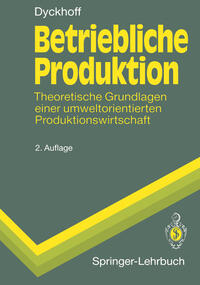 Vorderes Coverbild Betriebliche Produktion