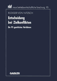 Vorderes Coverbild Entscheidung bei Zielkonflikten