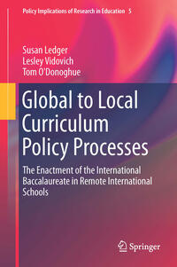 Vorderes Coverbild Global to Local Curriculum Policy Processes
