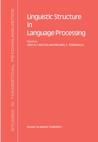 Vorderes Coverbild Linguistic Structure in Language Processing