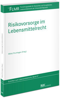 Vorderes Coverbild Risikovorsorge im Lebensmittelrecht