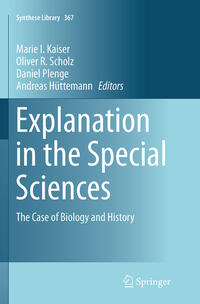 Vorderes Coverbild Explanation in the Special Sciences