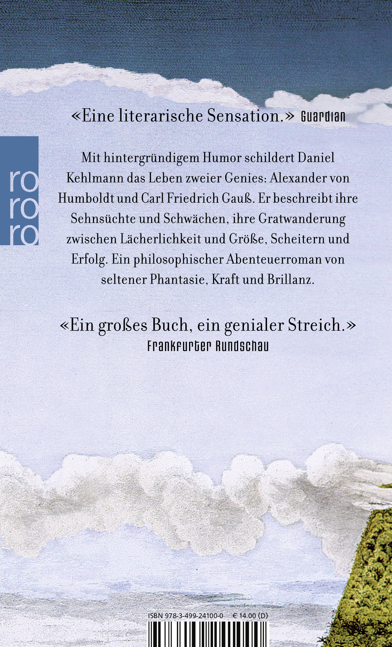 Rückseitencover Die Vermessung der Welt