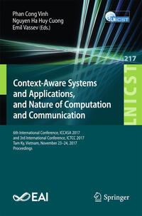 Vorderes Coverbild Context-Aware Systems and Applications, and Nature of Computation and Communication