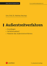 Vorderes Coverbild Außerstreitverfahren (Skriptum)
