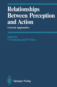 Vorderes Coverbild Relationships Between Perception and Action