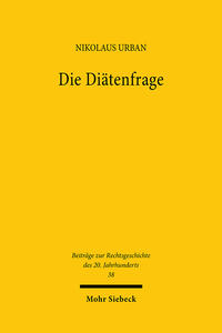 Vorderes Coverbild Die Diätenfrage