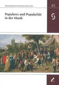 Vorderes Coverbild Populares und Popularität in der Musik