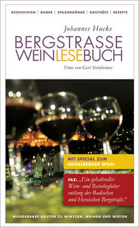 Vorderes Coverbild Bergstraße Weinlesebuch