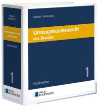 Vorderes Coverbild Umzugskostenrecht des Bundes