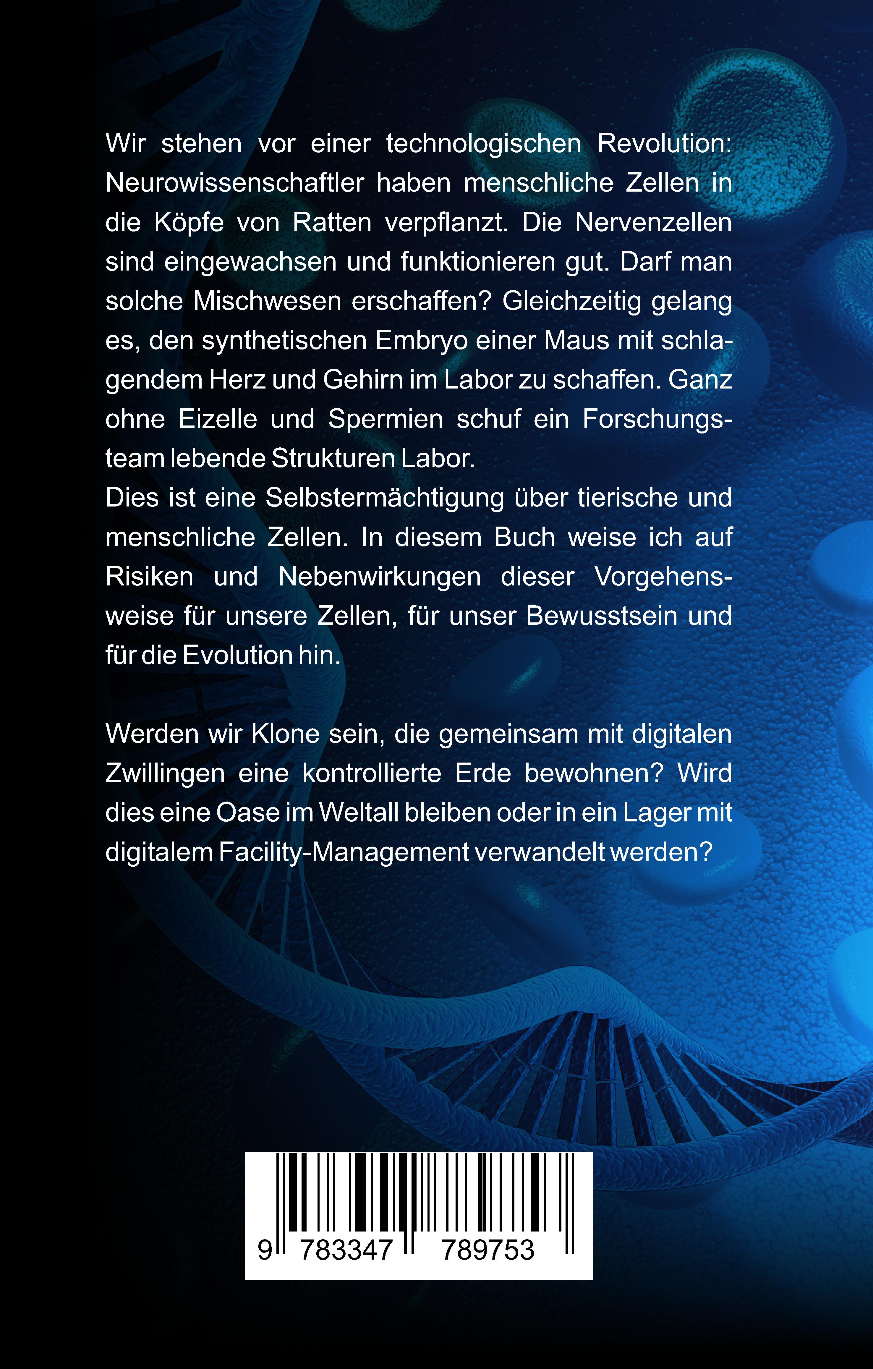 Rückseitencover Das Zeitalter der synthetischen Evolution