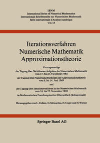 Vorderes Coverbild Iterationsverfahren Numerische Mathematik Approximationstheorie