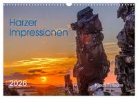Vorderes Coverbild Harzer Impressionen - Natur, Kultur und Geschichte (Wandkalender 2026 DIN A3 quer), CALVENDO Monatskalender