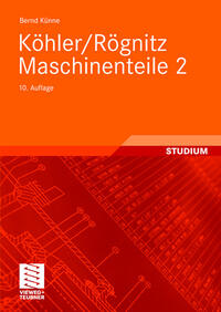 Vorderes Coverbild Köhler/Rögnitz Maschinenteile 2