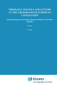 Vorderes Coverbild Theology, Politics and Letters at the Crossroads of European Civilization