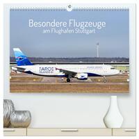 Vorderes Coverbild Besondere Flugzeuge am Flughafen Stuttgart (hochwertiger Premium Wandkalender 2026 DIN A2 quer), Kunstdruck in Hochglanz