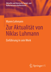 Vorderes Coverbild Zur Aktualität von Niklas Luhmann
