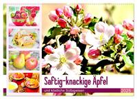 Vorderes Coverbild Saftig-knackige Äpfel und köstliche Süßspeisen (Wandkalender 2025 DIN A2 quer), CALVENDO Monatskalender