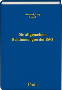 Vorderes Coverbild Die allgemeinen Bestimmungen der BAO