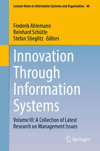 Vorderes Coverbild Innovation Through Information Systems