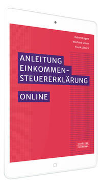 Vorderes Coverbild Anleitung Einkommensteuererklärung Online