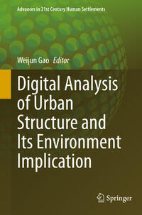 Vorderes Coverbild Digital Analysis of Urban Structure and Its Environment Implication