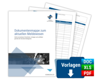 Vorderes Coverbild Dokumentenmappe zum aktuellen Meldewesen