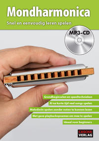 Vorderes Coverbild Mondharmonica - Snel en eenvoudig leren spelen + MP3-CD