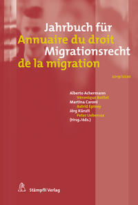 Vorderes Coverbild Jahrbuch für Migrationsrecht 2019/2020 Annuaire du droit de la migration 2019/2020