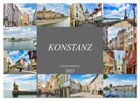 Vorderes Coverbild Konstanz Stadtansichten (Wandkalender 2025 DIN A2 quer), CALVENDO Monatskalender