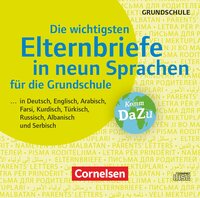 Vorderes Coverbild Die wichtigsten Elternbriefe in neun Sprachen für die Grundschule - ... in Deutsch, Englisch, Arabisch, Farsi, Kurdisch, Türkisch, Russisch, Albanisch und Serbisch
