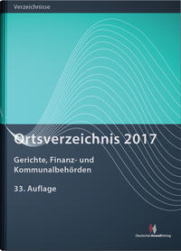 Vorderes Coverbild Ortsverzeichnis 2017