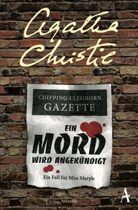 Vorderes Coverbild Ein Mord wird angekündigt