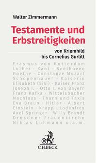 Vorderes Coverbild Testamente und Erbstreitigkeiten