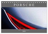Vorderes Coverbild Porsche - pure Leidenschaft (Tischkalender 2026 DIN A5 quer), CALVENDO Monatskalender