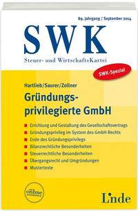 Vorderes Coverbild SWK-Spezial Gründungsprivilegierte GmbH