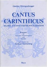 Vorderes Coverbild Cantus Carinthicus