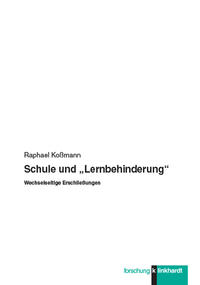 Vorderes Coverbild Schule und „Lernbehinderung“
