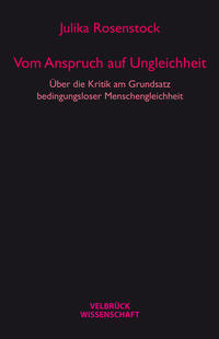 Vorderes Coverbild Vom Anspruch auf Ungleichheit
